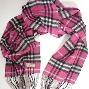 BURBERRY 100% Cashmere Scarf. Authentic